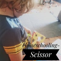 Homeschooling- Scissor Practice