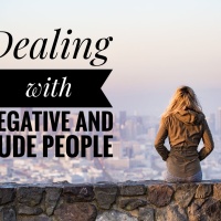 Dealing with negative and rude people